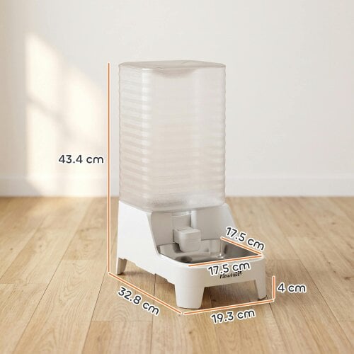PawHut Automatic Pet Water Dispenser, 8L Gravity Dog Water Dispenser