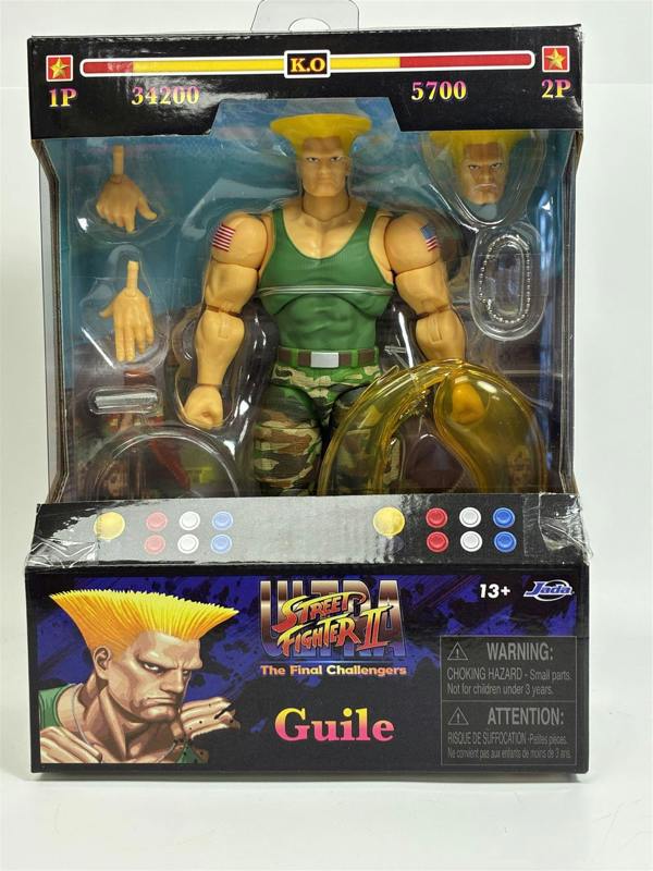MCSlots Ultra Street Fighter II The Final Challengers Guile 6 Inch Figure Jada 253252032 34689