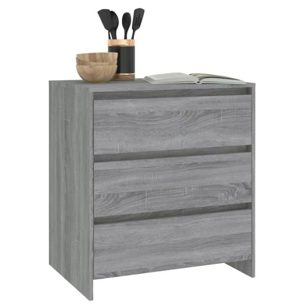 Berkfield Sideboard Grey Sonoma 70x41x75 cm Engineered Wood