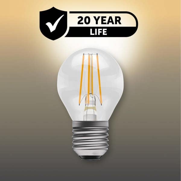 BELL Lighting Dimmable E27 LED Filament Golf Ball 4.7W Light Bulb