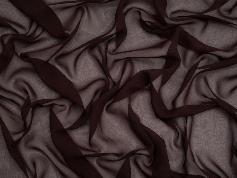 Minerva Core Range Minerva Light Sheer Chiffon Fabric - Plain Design Dressmaking Fabric, 110 cm / 44" Wide - per metre