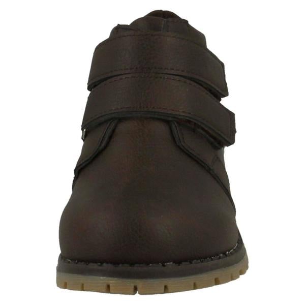 JC Dees Boys JCDees Round Toe Double Strap Ankle Boots