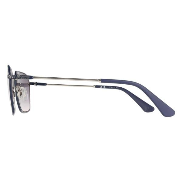Police Sunglasses SPLL84 Octane 9 0579 Shiny Palladium Smoke Gradient