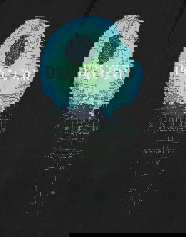 Star Wars Mens Black Death Star Short Sleeved T-Shirt