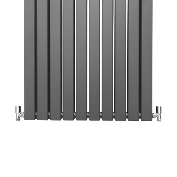 Designer Flat Panel Radiator - Anthracite Grey (1600mm x 700mm)