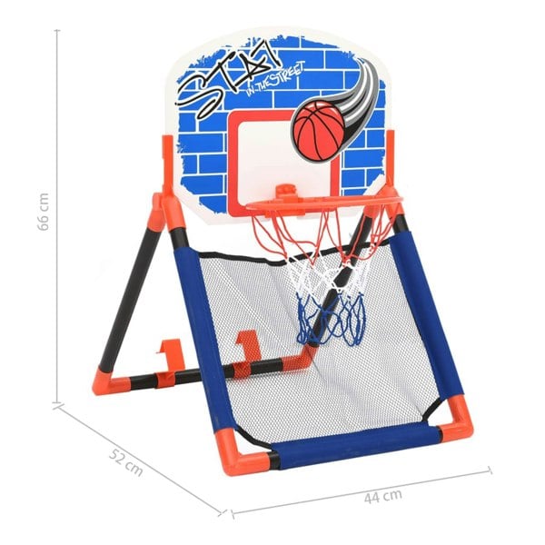 Berkfield Children Basketball Set Multifunctional Floor and Wall