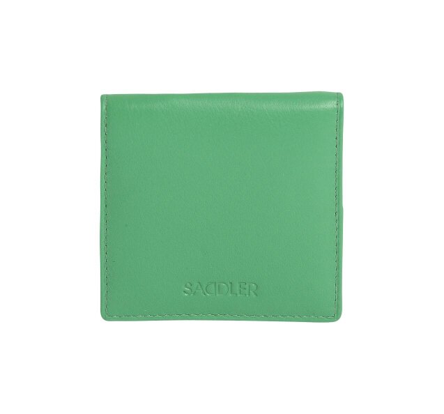 SADDLER POPPY Leather Square Mini Tray Purse