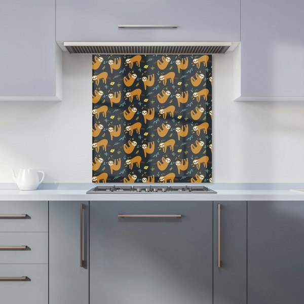 Warren Reed - Designer Cute Sloths Kitchen Splashback