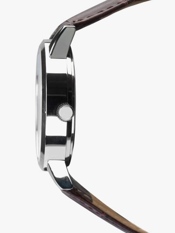 Sekonda Classic Dark Blue & Brown Leather Watch 1662