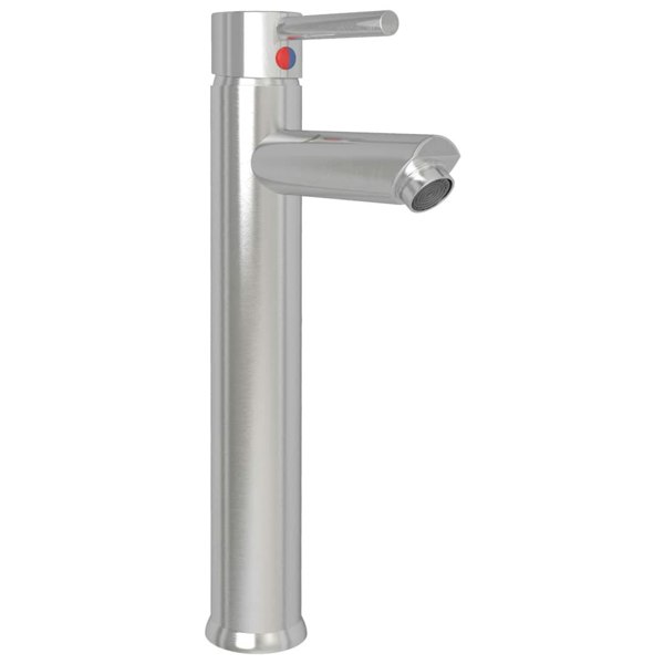 Berkfield Bathroom Sink with Tap and Push Drain Frosted Tempered Glass