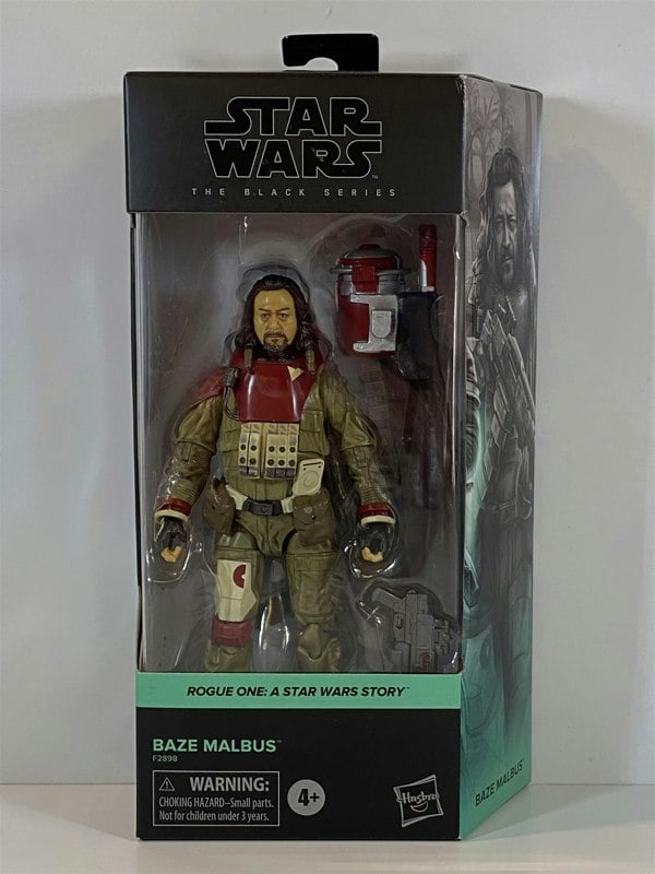 star wars rogue one baze malbus 6 inch figure black edition f2898