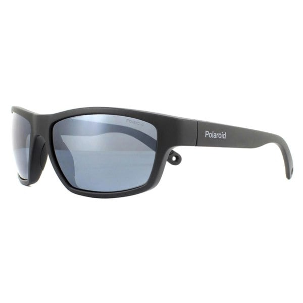 Polaroid Sport Sunglasses PLD 7037/S 003/EX Matte Black Grey Silver Mirror Polarized