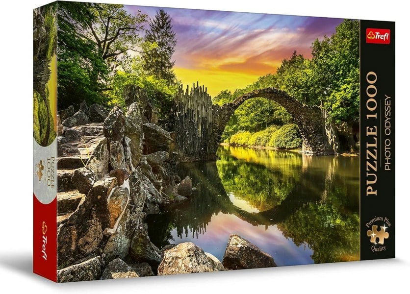 Trefl Photo Odyssey: Rakotz Bridge in Kromlau, Germany 1000 Piece Puzzle