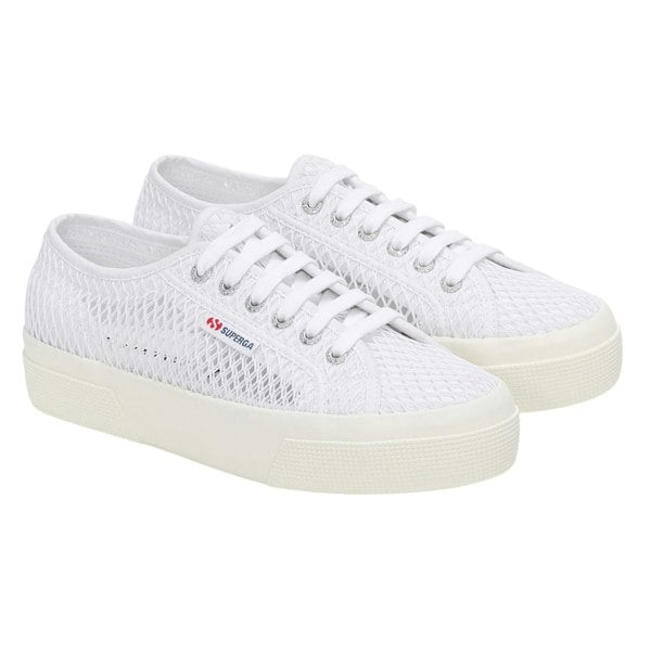 Superga Womens 2740 Mesh Trainers - White