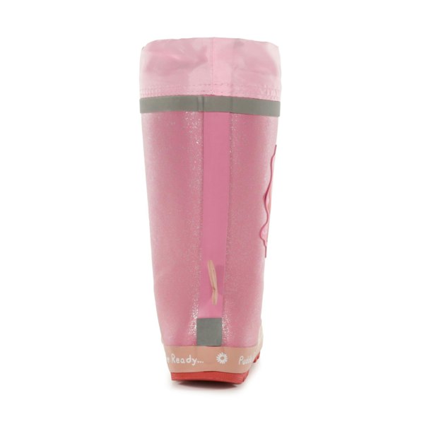 Regatta Childrens/Kids Peppa Pig Dinosaur Wellington Boots - Pink