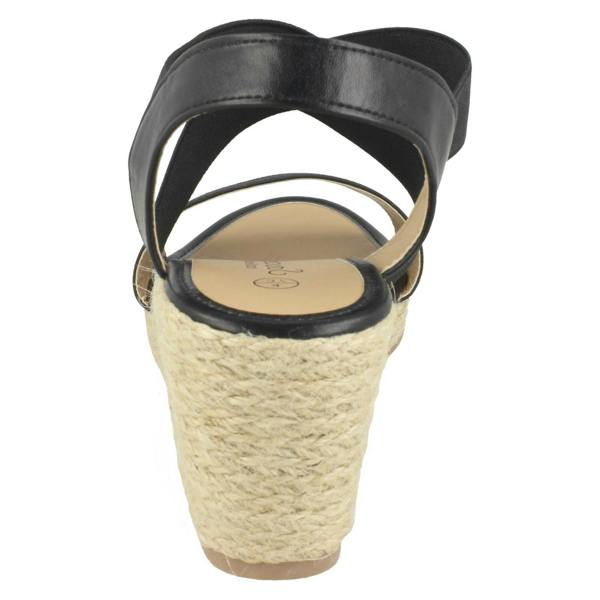 Savannah Ladies Savannah High Rope Wedge Sandals
