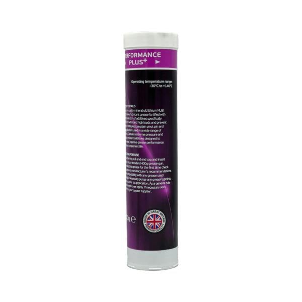 SYNTOL Pin & Bush Grease Cartridge 400g Heavy-Duty Lithium Grease with PTFE, NLGI No.2, -30°C to +140°C