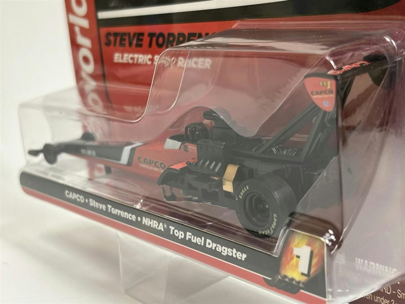 Auto World Slot Cars CAPCO Steve Torrence NHRA Top Fuel Dragster HO Scale Slot Car SC370-1