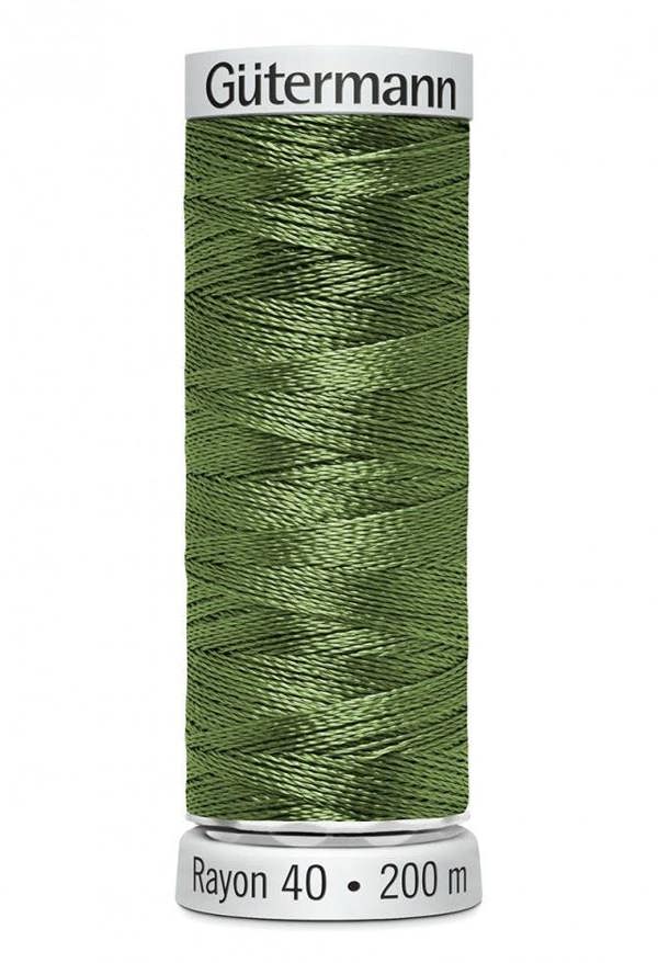 Gutermann No 40 Sulky Rayon Embroidery Thread 200m Rayon Thread Suitable For Embroidery