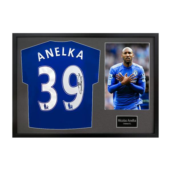 Nicolas Anelka Signed Chelsea Classic Frame