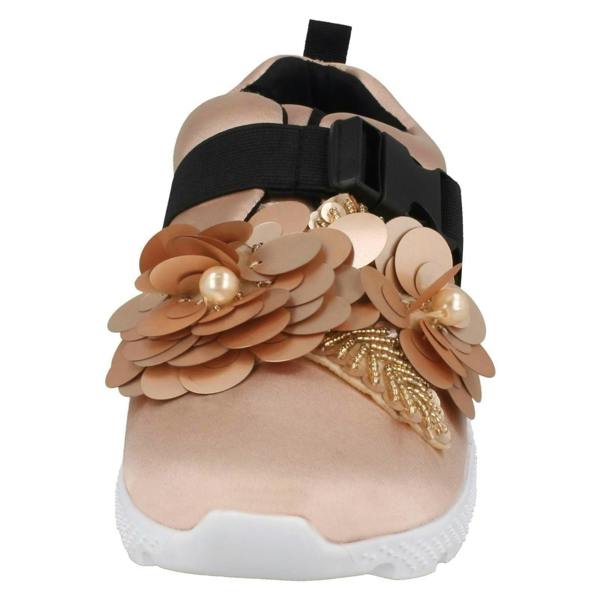 Spot On Ladies Spot On Flower Trim Trainers