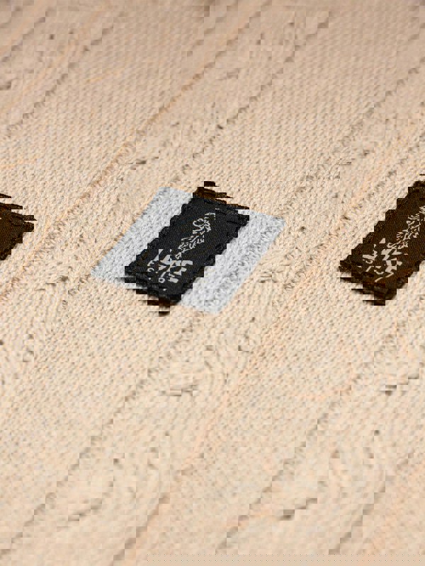 Luke 1977 Mitcham Cable Knit Jumper - Stone