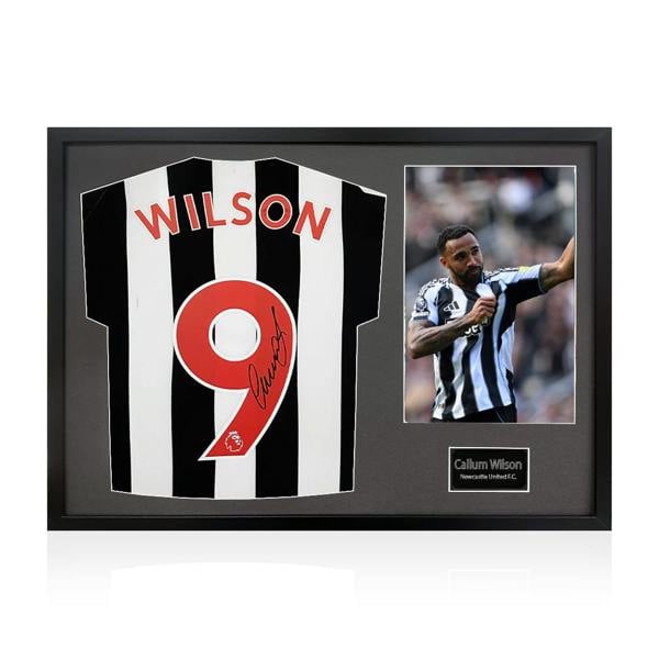 Callum Wilson Signed Newcastle United 22-23 Shirt Classic Frame