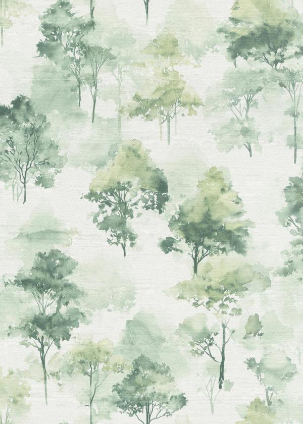 Erismann Lightwood Tree Wallpaper