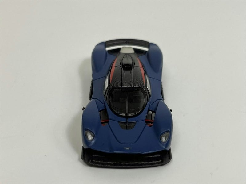 Pop Race Aston Martin Valkyrie Satin Marina Blue 1:64 Scale Pop Race PR640096