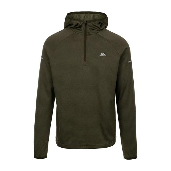 Trespass Mens Montgo Active Hoodie - Dark Vine - 