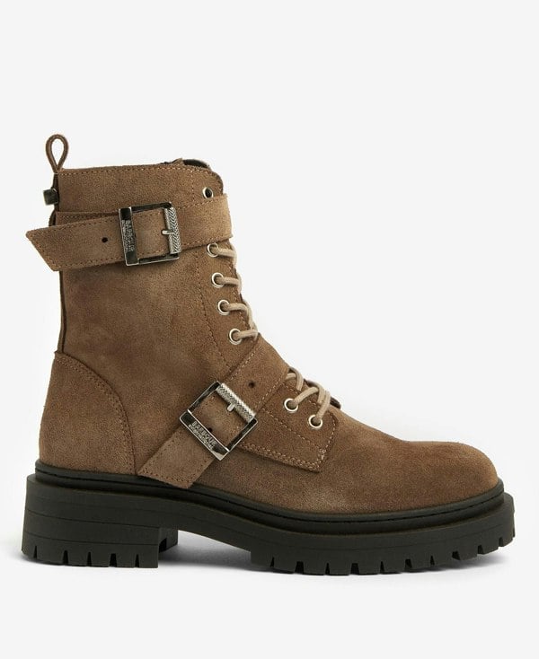 Barbour REDGRAVE Womens Boots Oat Suede