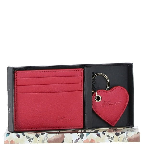 Leather Card Holder & Gift Set: slg-31342