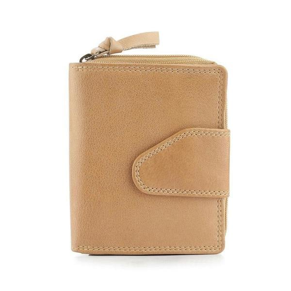 PRIMEHIDE Women's Small Trifold Leather Purse - Selena