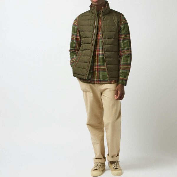 Joules HERITAGE PADDED Gilet   in  Green