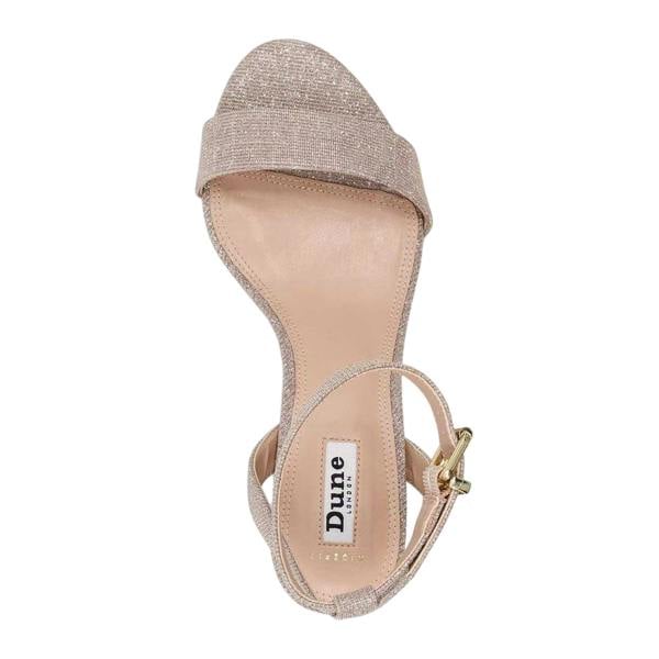 Dune London Womens/Ladies Block Heel Sandals - Rose Gold - 