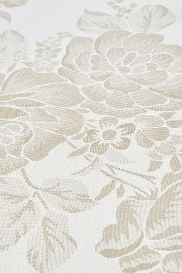 Emma Barclay Grace Floral Jacquard Tablecloths - Natural