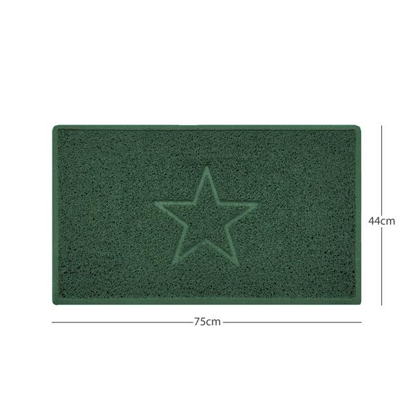 nicoman green spaghetti indoor mat, multi colour options, free delivery, uk made