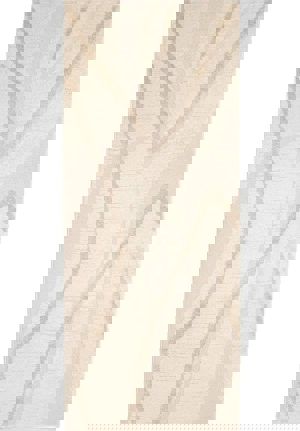 Ava Pave Wave Illusion Rug in cream with abstract design, showcasing high-low pile texture for contemporary interiors.