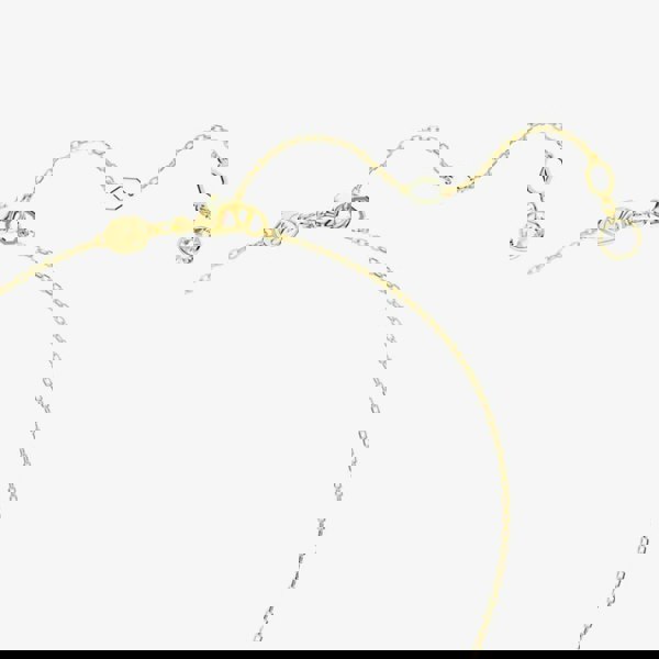 Swarovski Meteora Gold Plated White Crystal Necklace 5683443