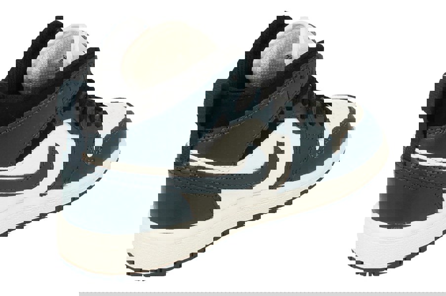 Nike Jordan 1 Mid PS Trainers 640734  411 - Armory Navy White Black 411 - Photo 2