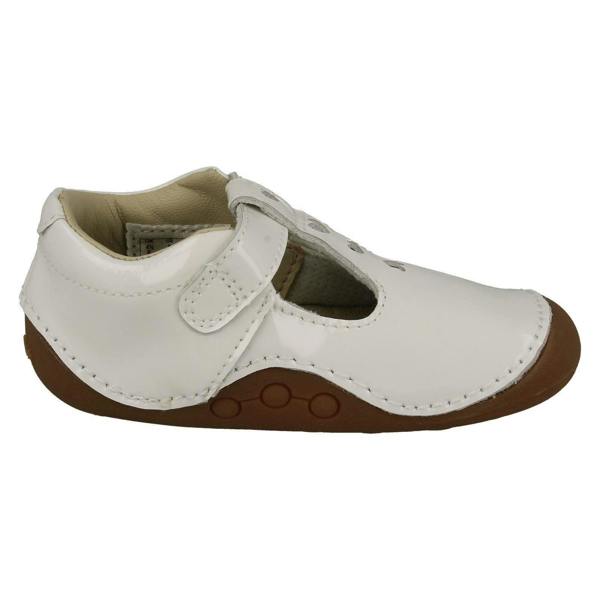 Clarks Girls Clarks Casual Pre Walker Shoes with Heart Detail Tiny Beat T