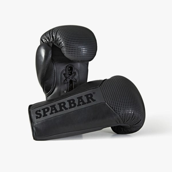 SPARBAR® SB1 LACED BOXING GLOVE - MIDNIGHT BLACK