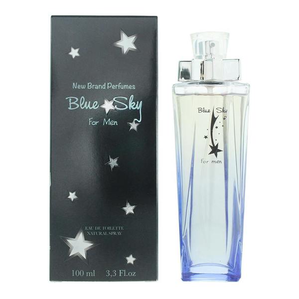 New Brand Blue Sky For Men Eau de Toilette 100ml Spray for Him