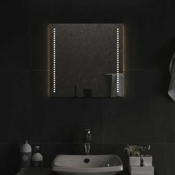 Berkfield LED Bathroom Mirror 50x50 cm