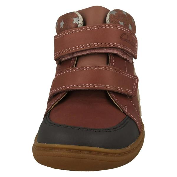 Clarks Girls Clarks Bear Detailed Ankle Boots Flash Bear