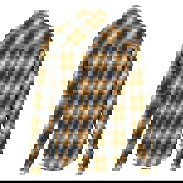 Mountain Warehouse Mens Trace Flannel Long-Sleeved Shirt - Pale Yellow