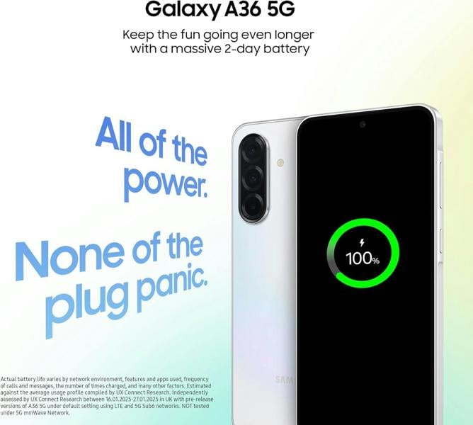Samsung Galaxy A36 5G Smartphone 6GB RAM 128GB Dual SIM