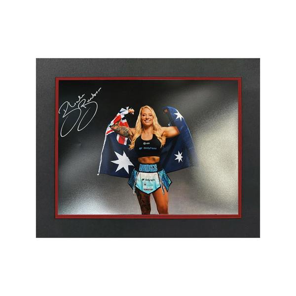 Ebanie Bridges Signed 16x12 Image Deluxe Mount