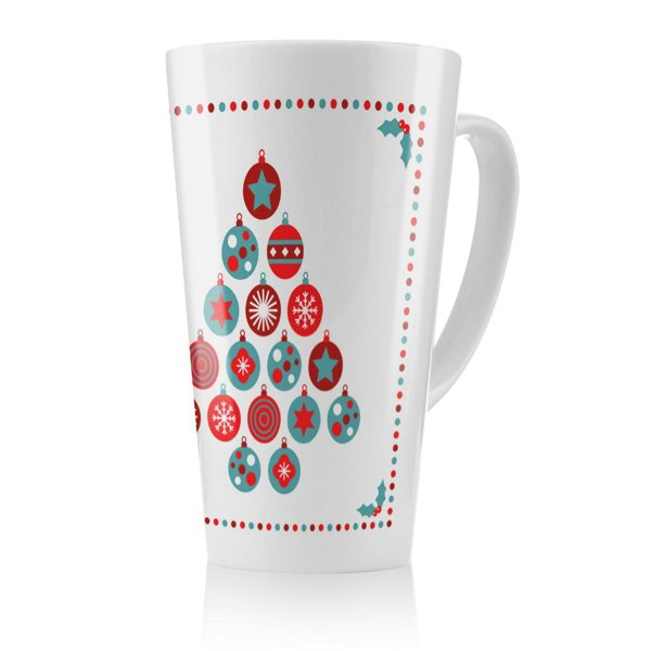 Benjamin Tate Design Seasonal Christmas Dining Latte Mug