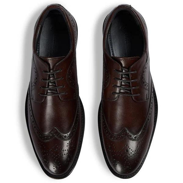 Paul Andrew Cambridge Brogue Shoes - Dark Brown